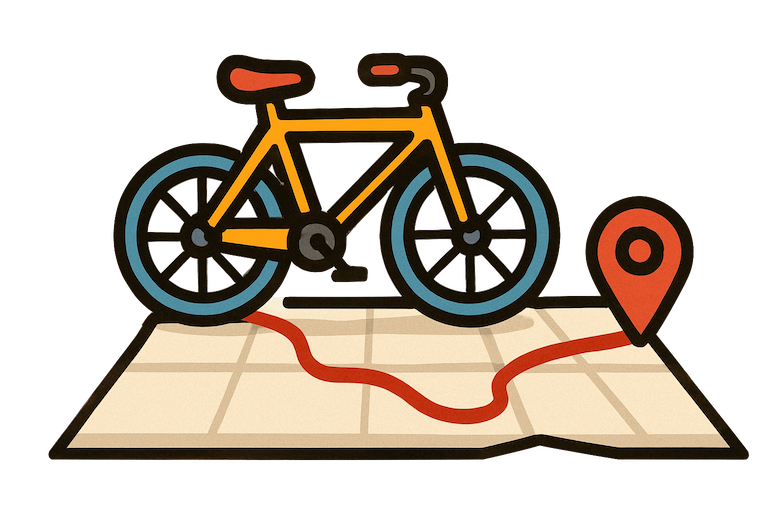 Drawn By Pedals logo